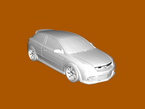 Opel Astra GTC free 3d model - download stl file