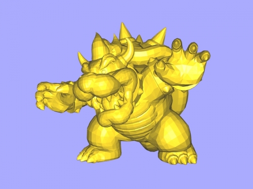 STL file BOWSER SUPER MARIO 🐢・3D printable model to download・Cults