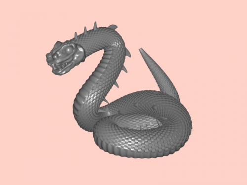 Serpente 3D Modelos para Baizar