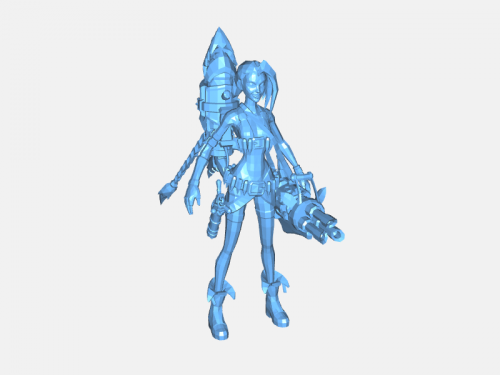 Free 3D file Jinx - League of Legends 👾・3D print design to download・Cults