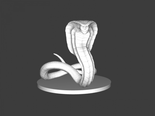 desenho de uma cobra em 3d (drawing of a snake in 3d) 