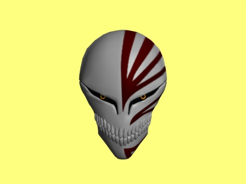 Ichigo Whole Hollow Mask 3d Print File STL (Instant Download) 