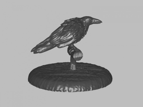 Black Raven Free 3d Model Download Stl File