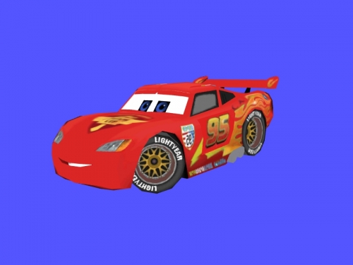 Lightning McQueen 2 free 3d model - download obj file