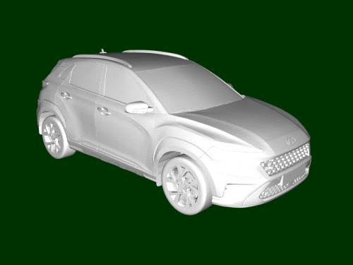 Hyundai Kona free 3d model - download stl file
