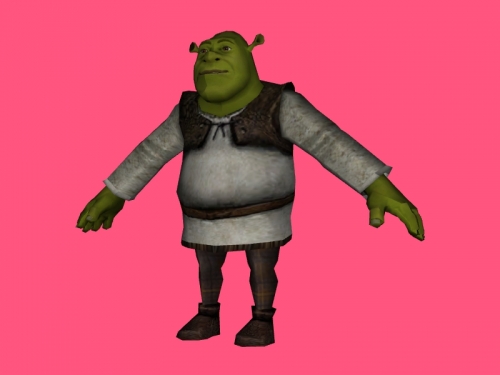 Shrek Figurine Free 3d Model Download Obj File
