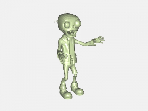 Zombie Plants vs Zombies 3D model 3D printable