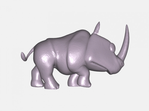 Rambi The Rhino Free 3d Model Download Stl File