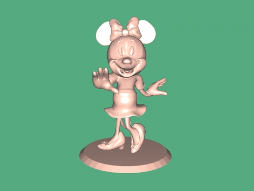 3D file Mickey Mouse and Minnie Mouse・Model to download and 3D