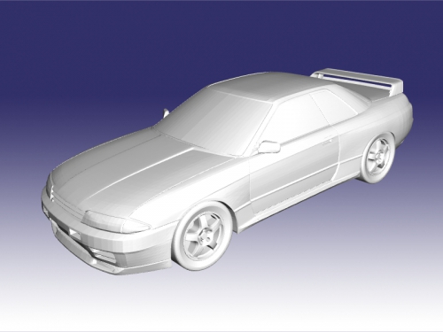 Nissan Skyline VIII (R32) free 3d model - download stl file