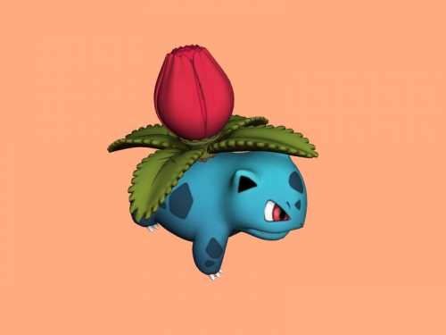 Ivysaur Pokemon Baixar modelos 3D grátis