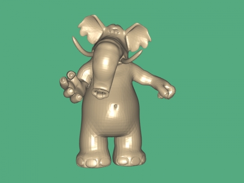 Cartoon elephant free 3d model - download stl file