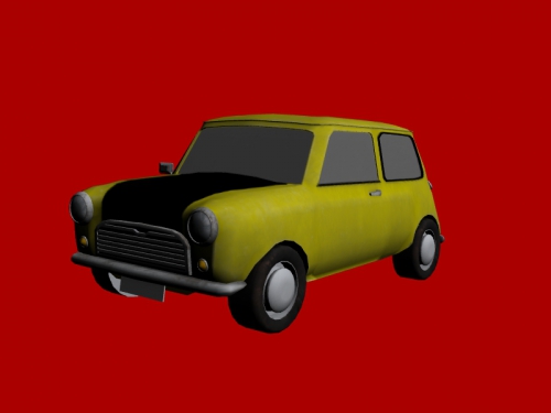 Mr Bean Car Free 3d Model Download Obj File