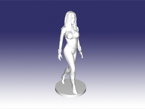 download Walking woman free 3d model,download Walking woman stl file free,d...