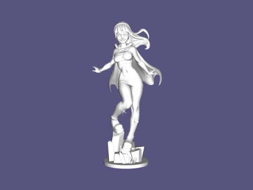 3d model description Beautiful and strong girl (stl file). 