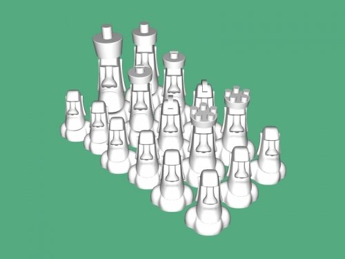 Pokemon chess 2 free 3d model - download stl file