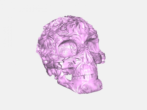 STL file SKULL FLOWER FRESHIE MOLD - SILICONE MOLD BOX 💀・3D print design  to download・Cults