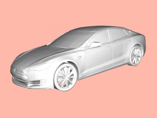 Tesla free 3d model download file