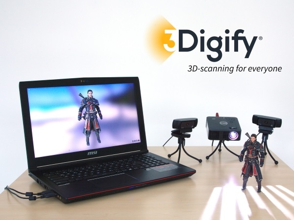 3Digify превратит ваш фотоаппарат в 3д сканер