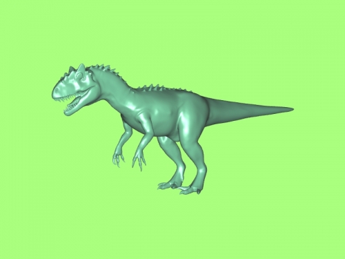 Описание 3d модели Хищный динозавр (stl файл). 