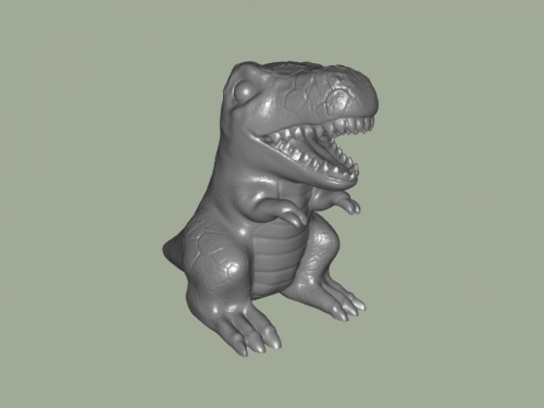 Описание 3d модели Игрушка опасного динозавра (stl файл). 