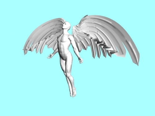 Собери крылатую. Ангел 3d. Ангел 3d модель. Ангелочек 3d модель. Девушка с крыльями 3д модель.