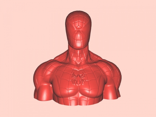 Spiderman scan free 3d model - download stl file