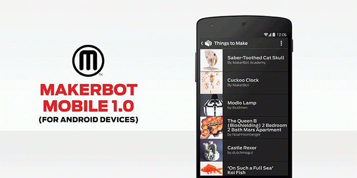 MakerBot Mobile 1.0 для Android