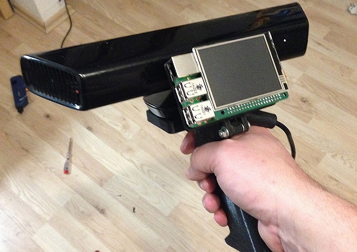 Мобильный 3D сканер на основе Kinect и Raspberry Pi2