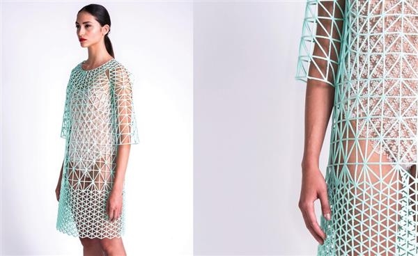 Модная коллекция одежды из 3D принтера