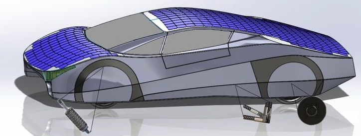 Автомобиль на солнечной батарее