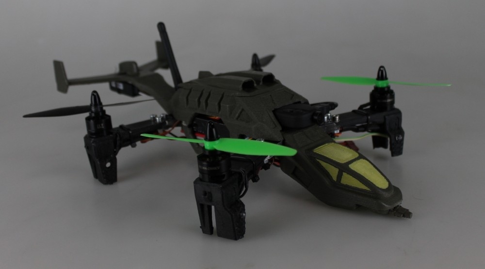 Летающий квадрокоптер из Halo