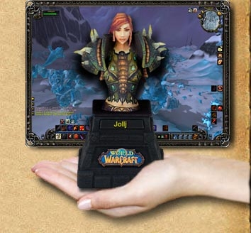 Напечатанные персонажи из World of Warcraft