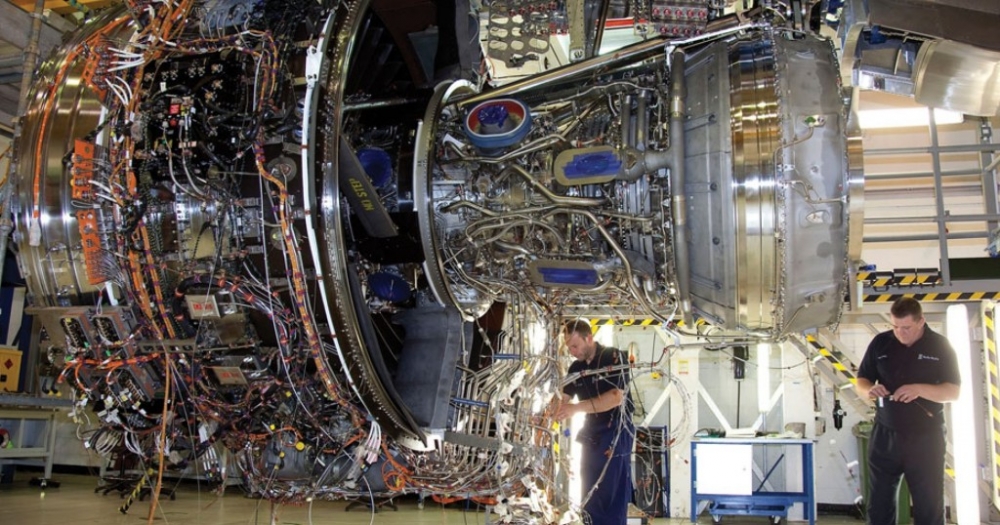 Реактивный двигатель для самолета от Rolls-Royce