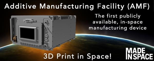 3д принтер на МКС принимает заказы с Земли
