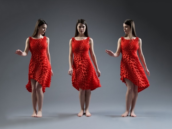 Платье из лепестков от Nervous System