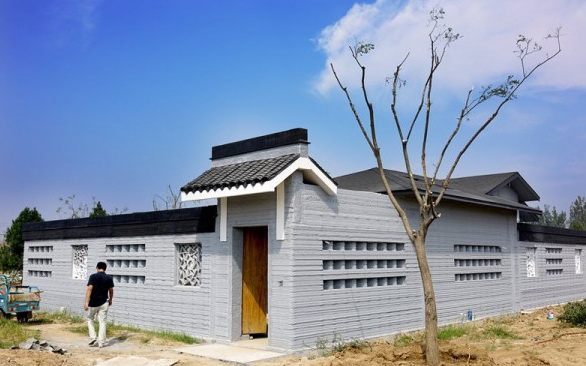 Напечатанный дом в Китае
