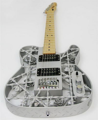Алюминиевая  Heavy Metal гитара