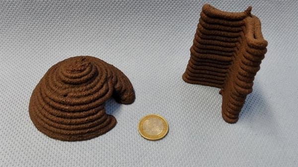 Напечатаны объекты из материала-аналога пыли с Марса