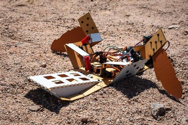 Картонный робот-черепаха для исследования планет