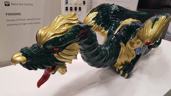 3D печать при восстановлении драконов в Great Pagoda