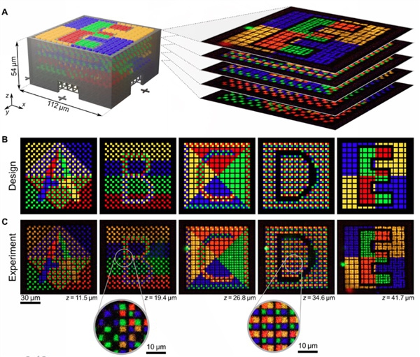 Микрофлюидная система для мультиматериальной нанопечати