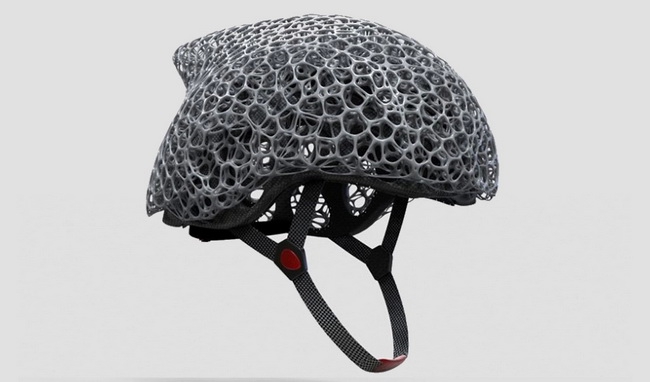 Велосипедный шлем в стиле Voronoi